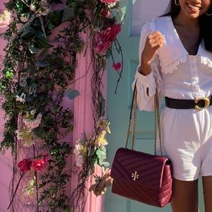 Tory Burch Kira Chevron leather bag